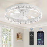 ZMISHIBO 18-inch fan with remote and app control for easy operation.