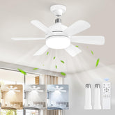 ZMISHIBO 1-pack 17.9-inch socket fan light shows dual function for bedrooms.