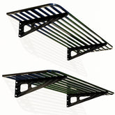 ZoffyFabrizio garage shelves 2-pack ready for bins and tools.