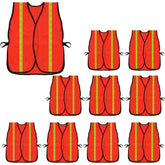 Zojo high-visibility vest front view boosts daytime safety for outdoor workers