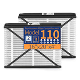 ZOLTRIXA 110 replacement filter front view with MERV 11 filtration for cleaner air.