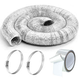Zonon dryer vent hose 3-inch 25ft offers flexible routing for exhaust.