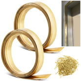 Zonon Spring Bronze Weather Stripping pack: two durable rolls for door sealing.