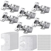 Zonon wide hinge repair plate for large cabinet doors improves stability.