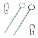 Zookpr half moon elevator key with dark gray fob for reliable door access