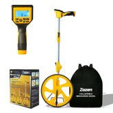 Zozen measuring wheel front view with backlit display for accurate distance reading.