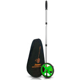 Zozen measuring wheel in green with a 6-inch wheel for precise feet-and-inches measurements