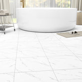 ZRJT 40-pack floor tiles close-up texture for realistic white vein marble