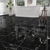 ZRJT Polish Black Marble tiles pack for stylish DIY flooring.