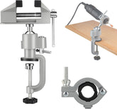 ZTUKOMN table vise with 360 rotation for secure woodwork tasks