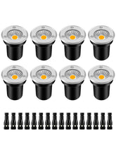 Zuckeo low-voltage buried well light in warm white for durable outdoor illumination