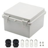 Zulkit IP65 dustproof junction box protecting outdoor electrical components.