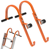 ZWanPing 2-pack ladder roof hook with wheel for stable roof access