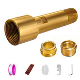 ZXFENG brass tub spout adapter for 1/2 IPS pipes enables quick installation