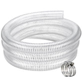 ZY-hosetube clear PVC spiral hose, visible flow for easy monitoring.