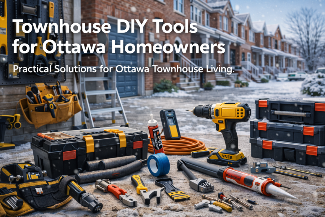 Ottawa townhouse home improvement - weatherstripping, garage organization tools and draft-proofing supplies for winter maintenance