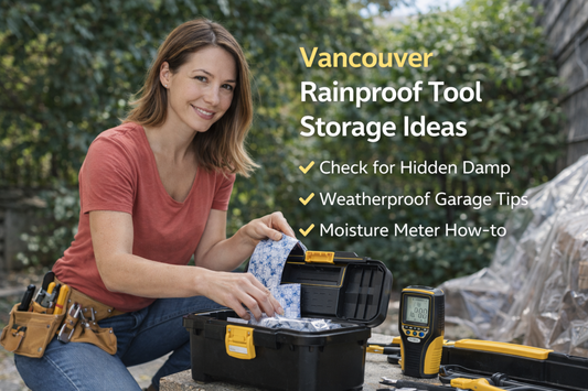 Vancouver rainproof tool storage - sealed tool box, rust prevention spray and moisture absorbers for coastal garage organization
