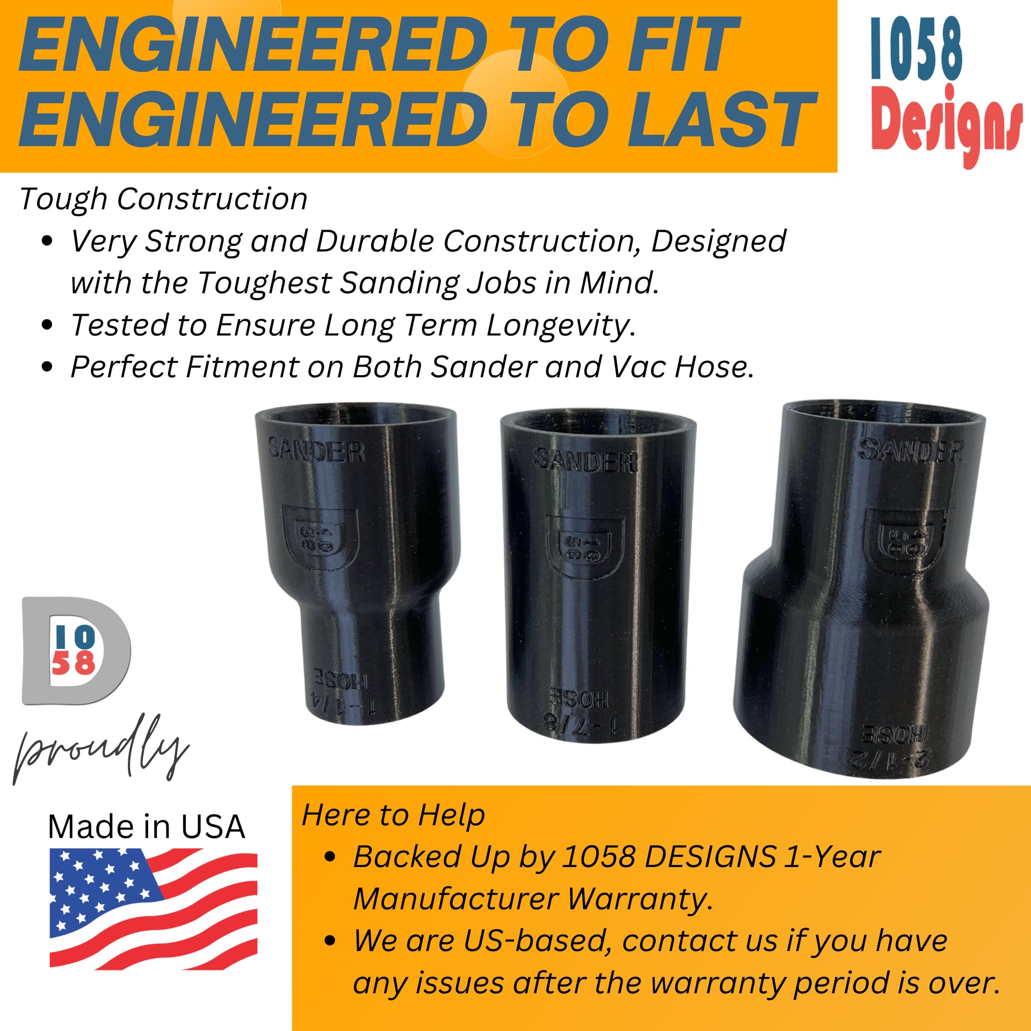 Easy upgrade to a centralized dust collection system on compatible sanders.