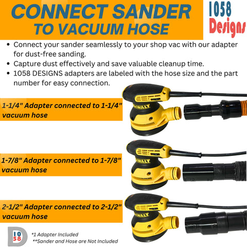 USA-made label on 1058 Designs adapter highlights quality construction.