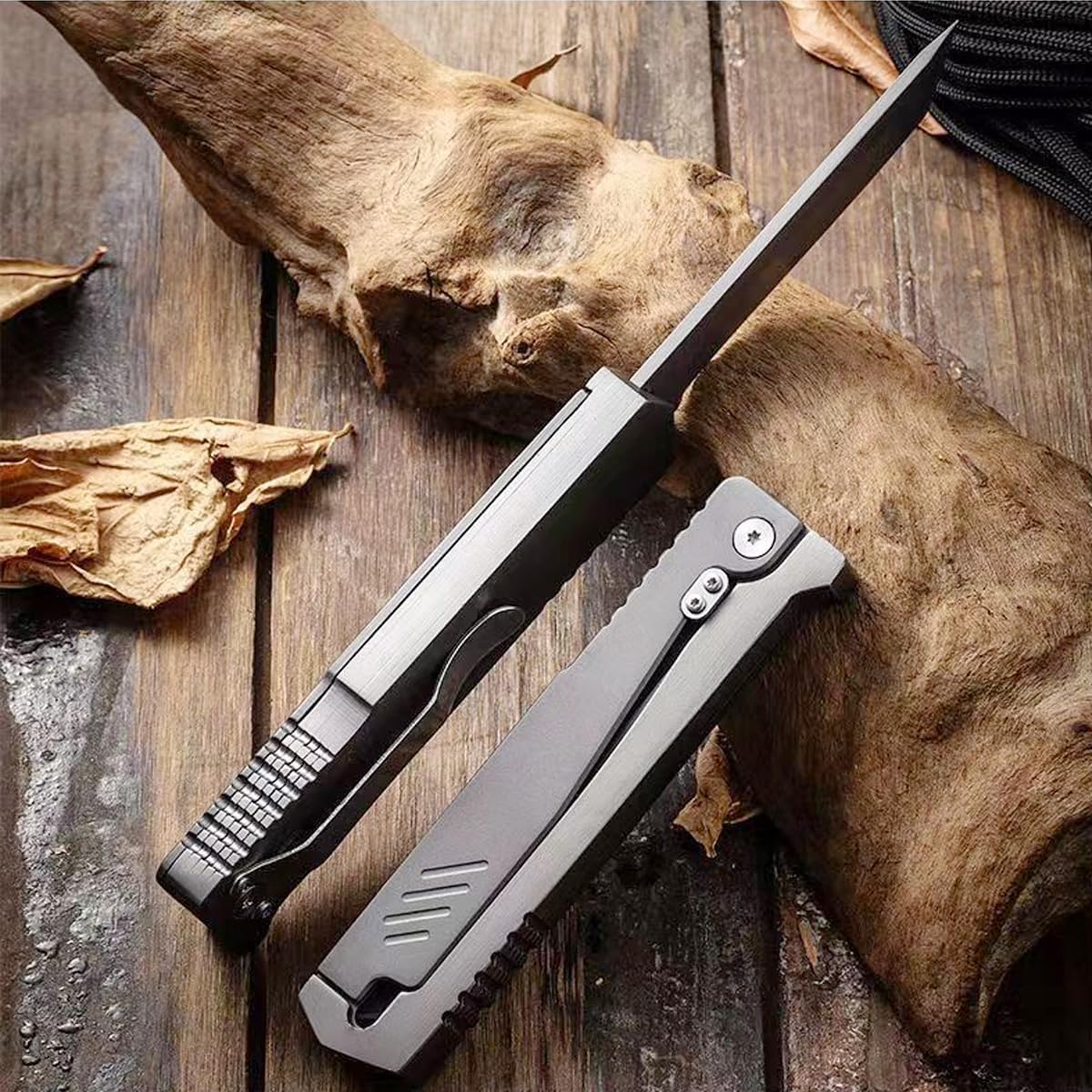 10MOONS Pocket Knife camping task-ready companion for cutting and prep.
