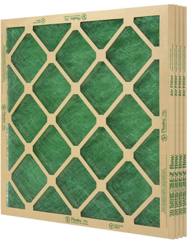 Closeup of 14x20x1 air filter MERV1 pack highlighting simple, budget-friendly filtration.