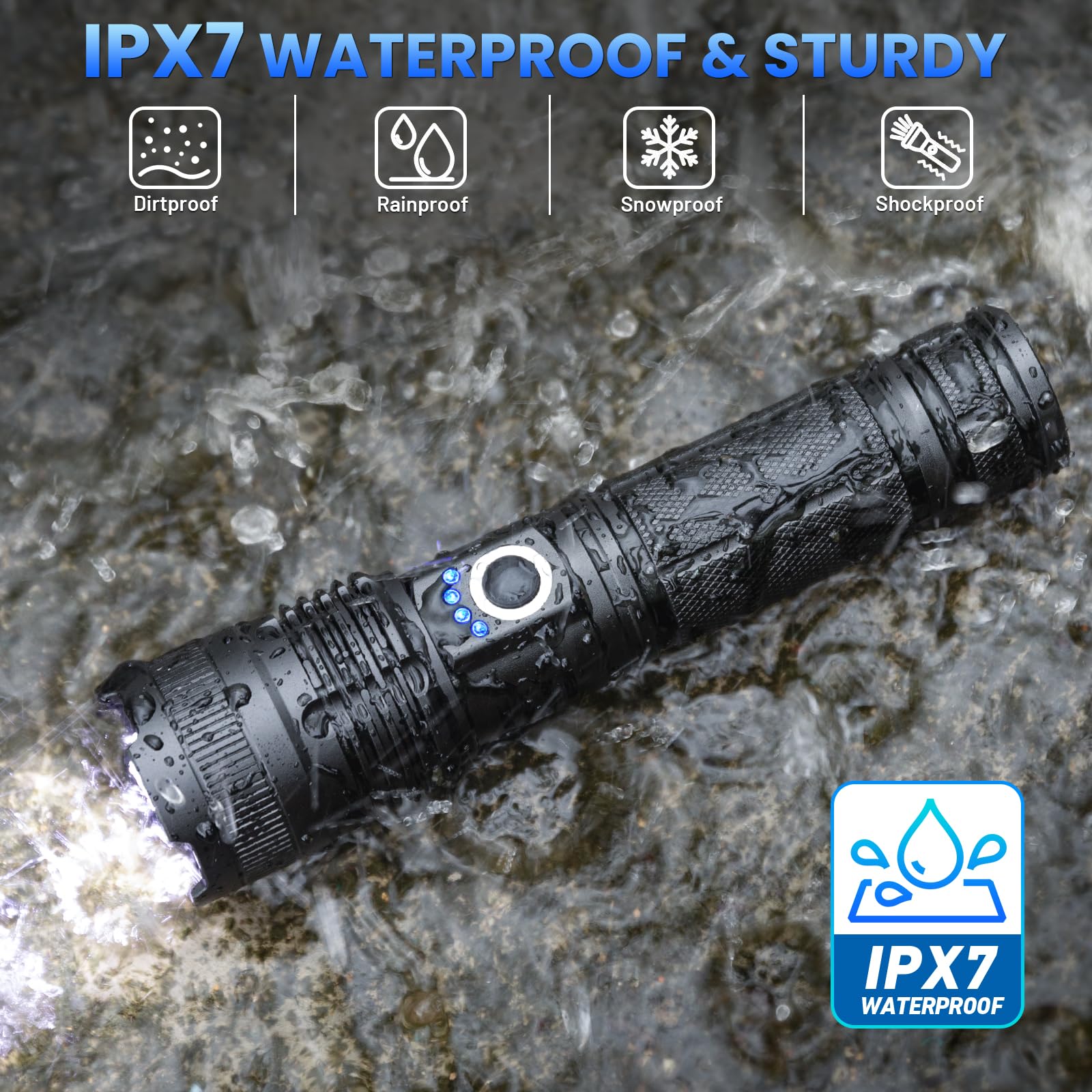 18FTRabbit rugged aluminum body stays cool during use