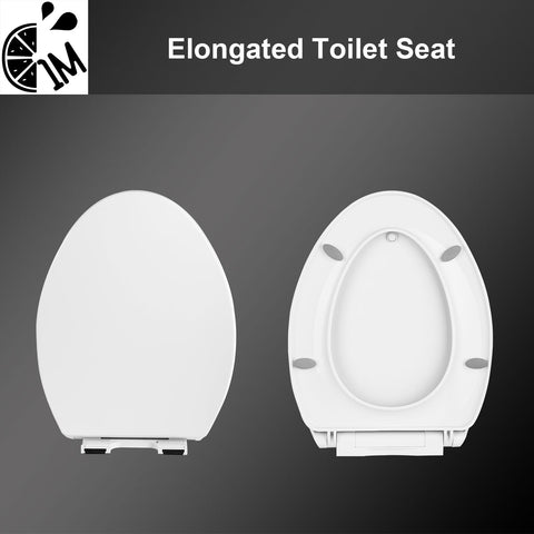1M Family Toilet Seat durable-pp construction supports up to 400 lbs