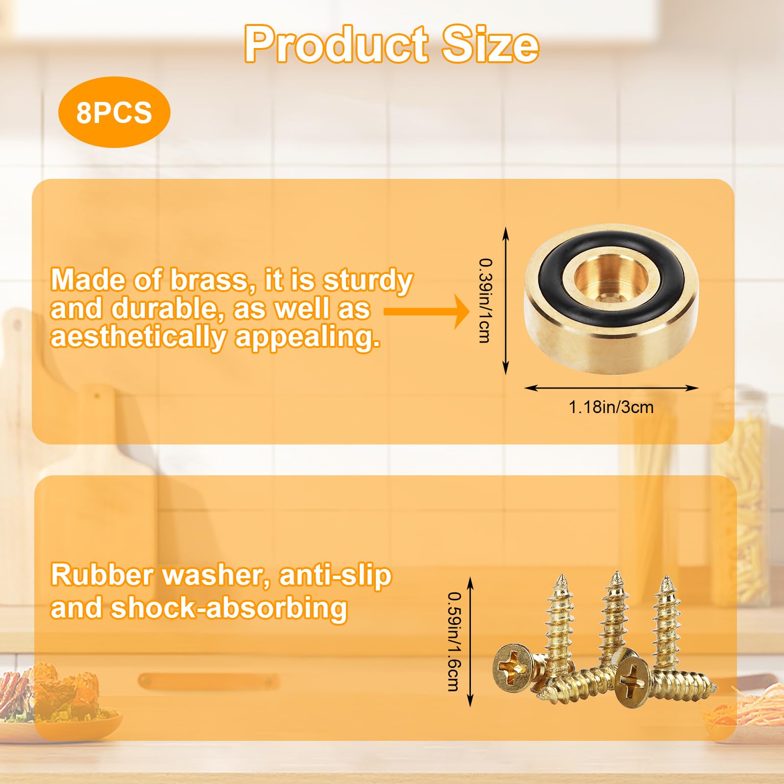 2 MULE TEAM durable brass feet protect surfaces while elevating boards.