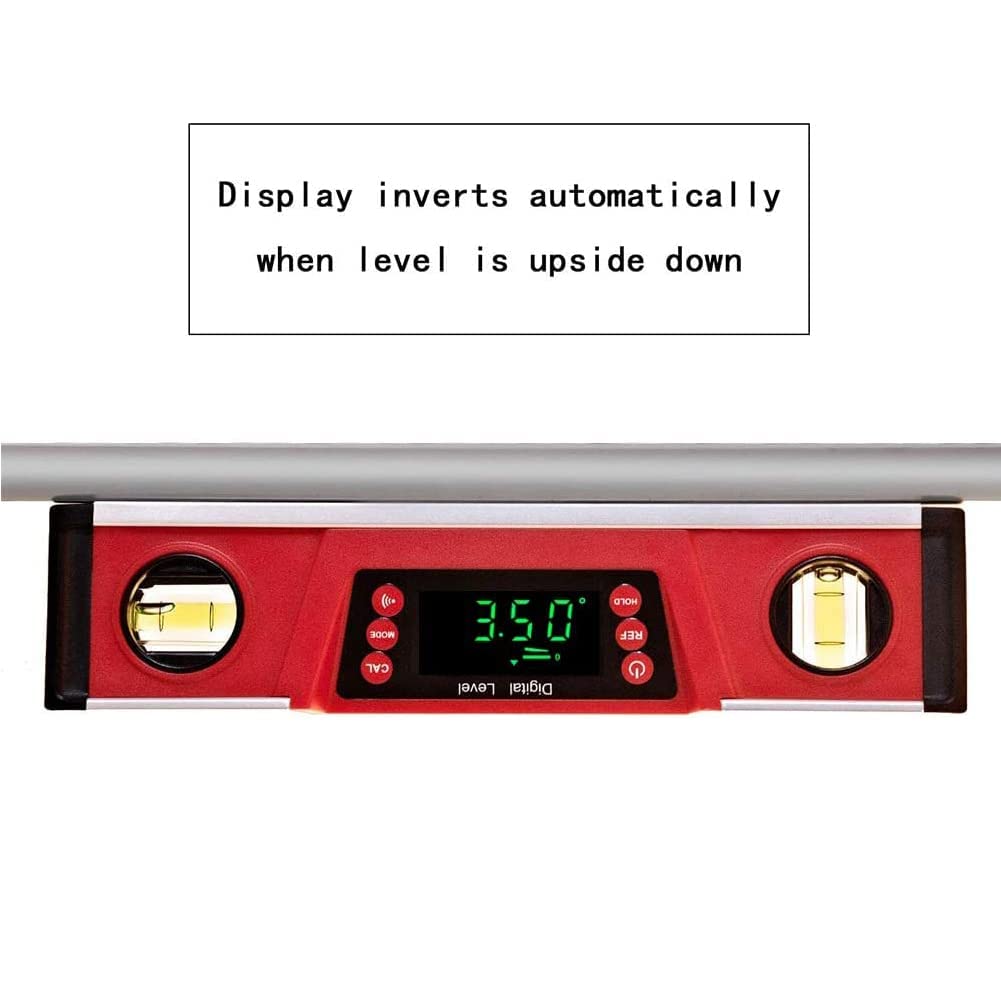 2PM TOOLS angle readings and protractor support for precise alignment between surfaces.