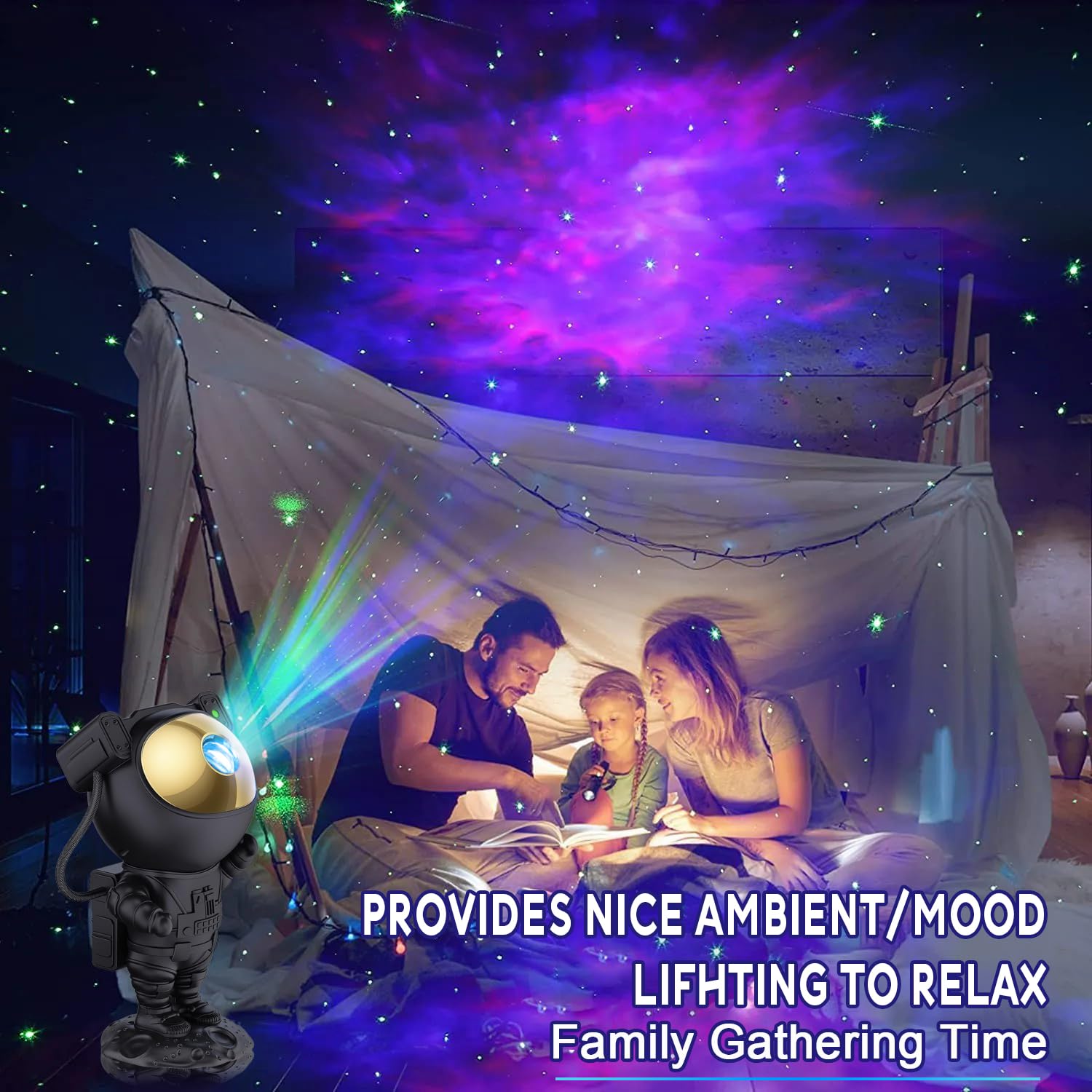 2win2buy Cute astronaut design adds playful decor to any room.