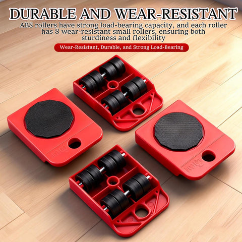 360-degree anti-slip pads allow quick, versatile steering across rooms.
