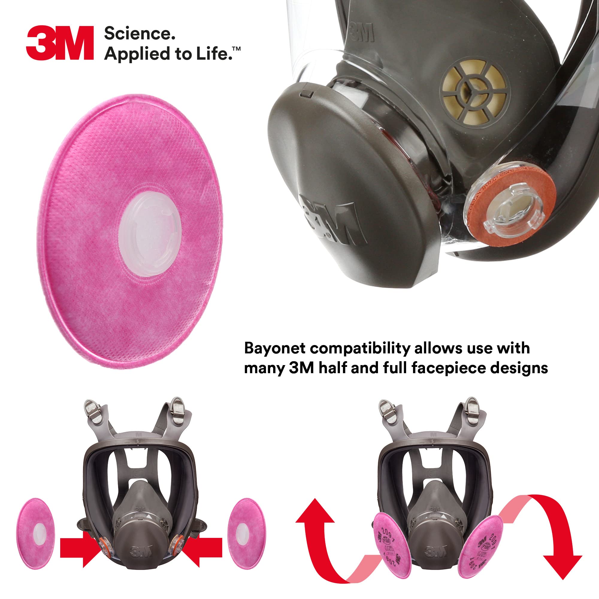 3M 2091 P100 welding application image for welding and soldering