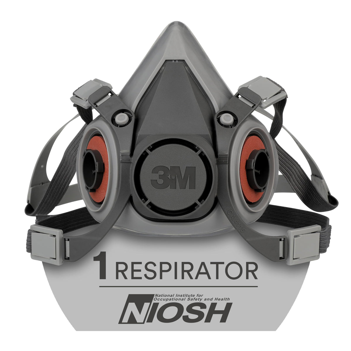 3M 6100 half facepiece respirator for versatile protection during painting and sanding.