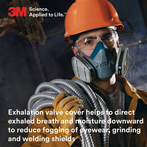 The 3M 6501 ideal for welding and grinding tasks