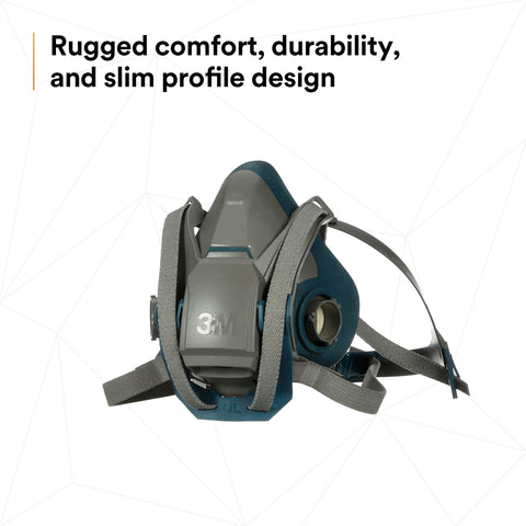3M 6502QL low-profile design offers wide field of view.
