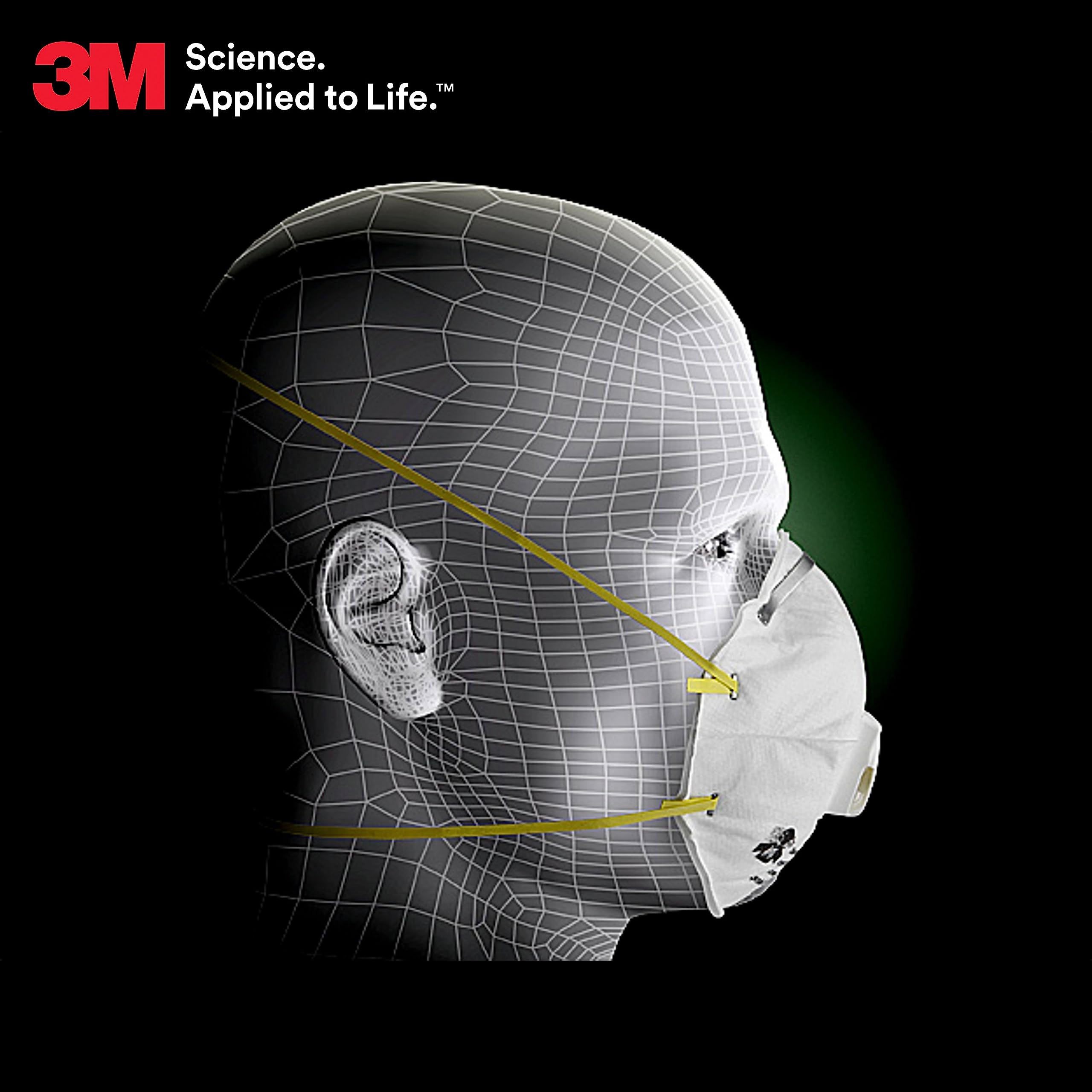 Industrial and occupational settings benefit from the 3M 8210V respiratory protection.