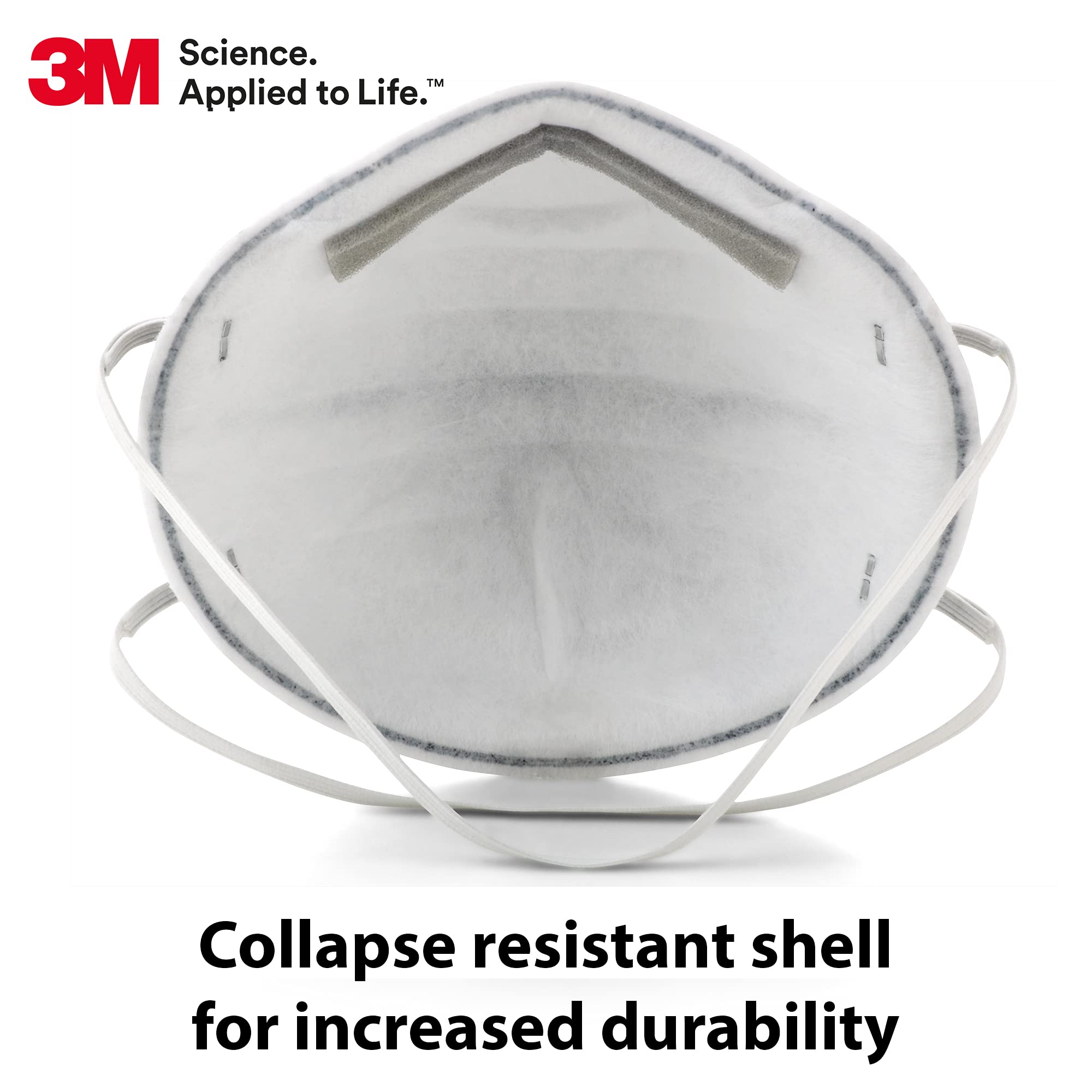 Adjustable noseclip on 3M 8247 enhances fit and fog reduction