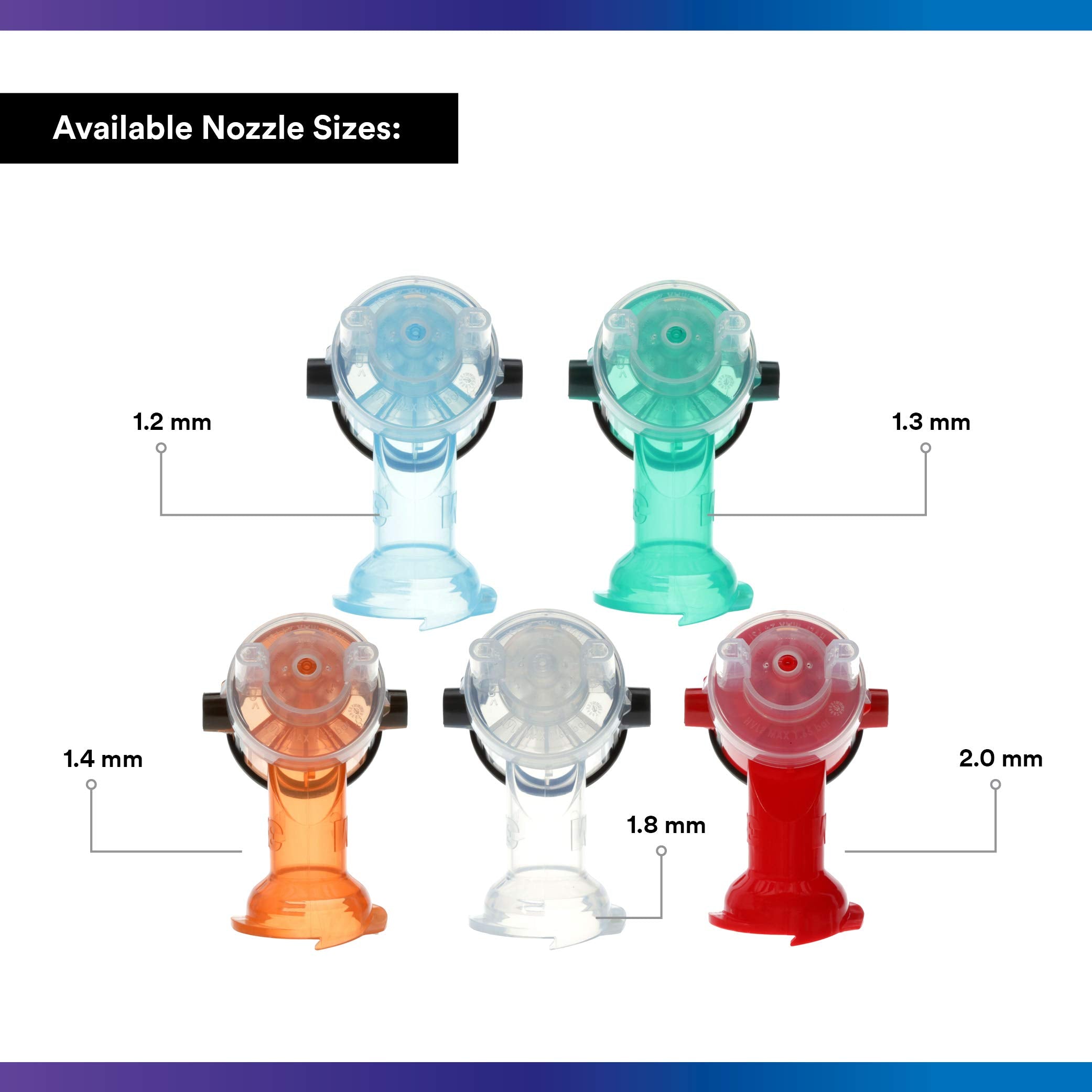 Refill pack showing multiple nozzles for like-new spray performance
