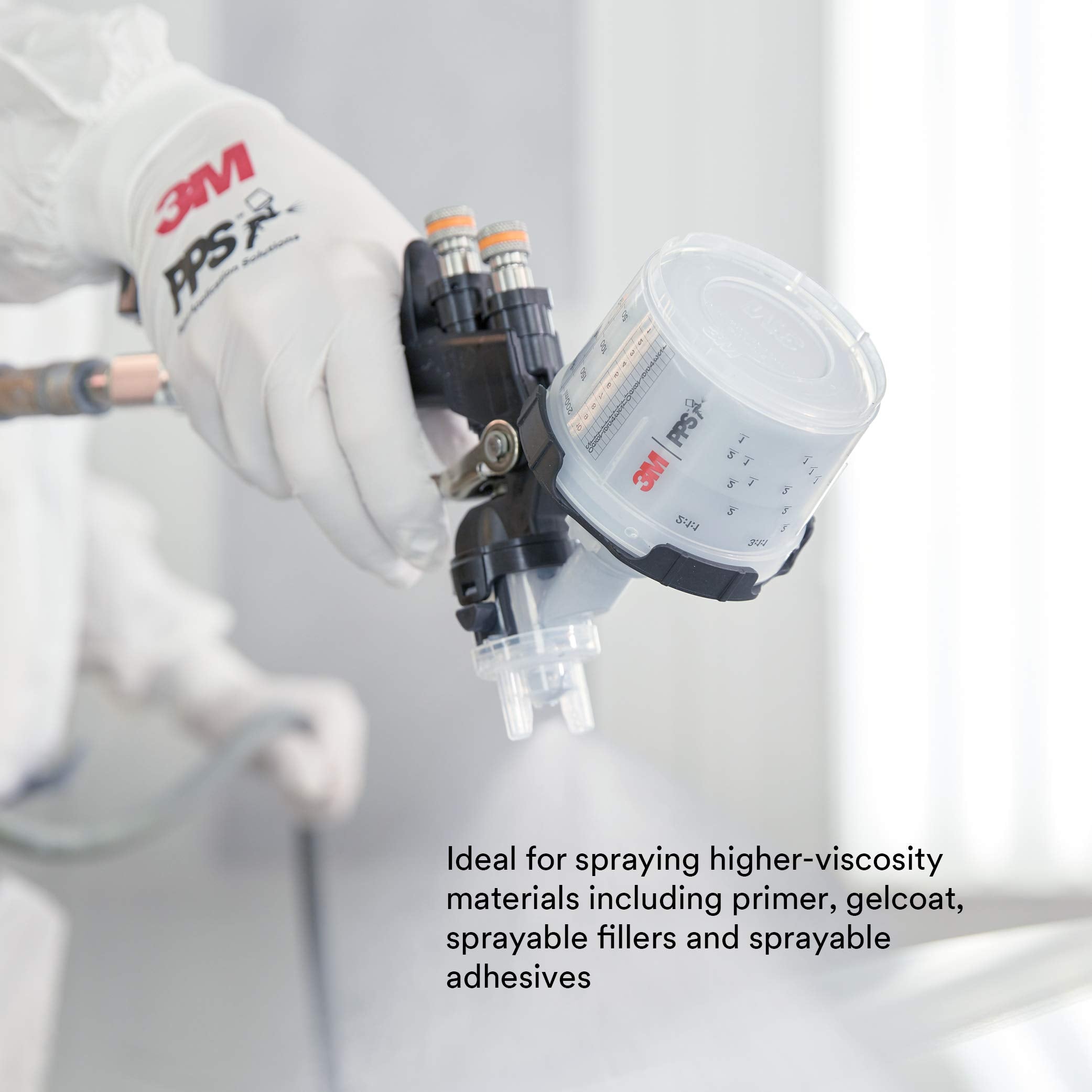 3M Accuspray adjustable spray pattern lets you switch horizontal or vertical spray.
