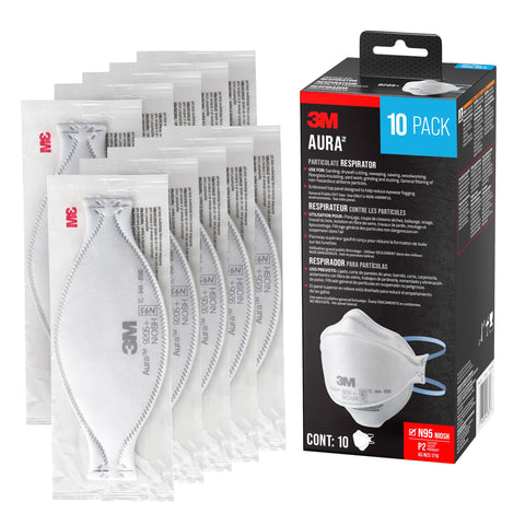 3M Aura 9205+ facepiece offers lightweight comfort for all-day use