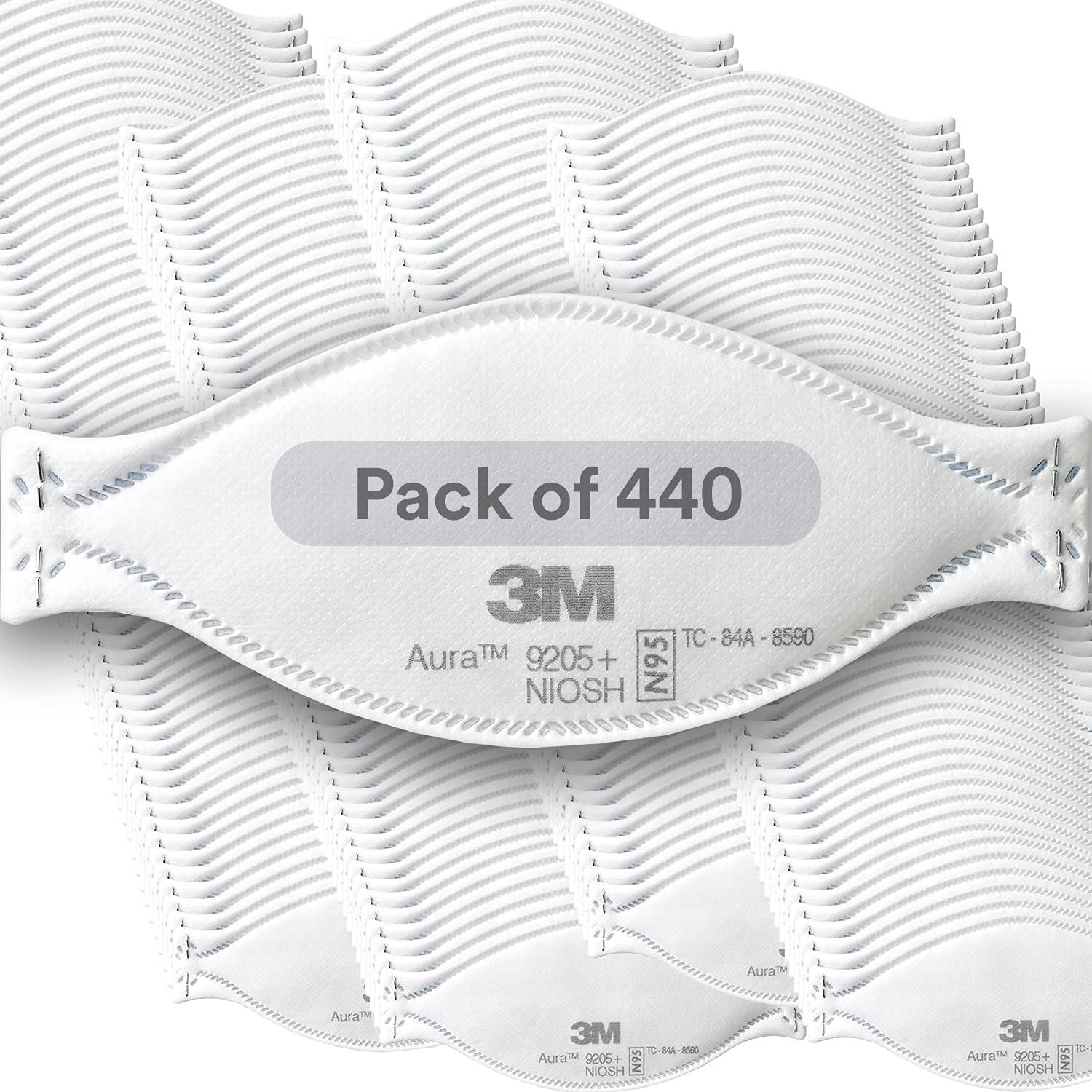 3M Aura 9205+ respirator pack 440 provides reliable filtration for dusty work environments