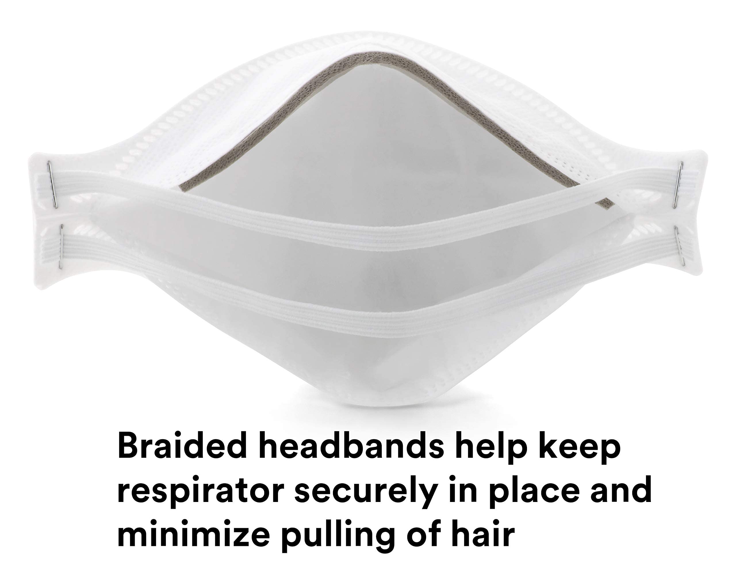 3M Aura 9210+ curved top panel reduces eyewear fogging
