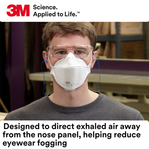 NIOSH approved 3M Aura 9210+ offers up to 95% filtration against non-oil particulates
