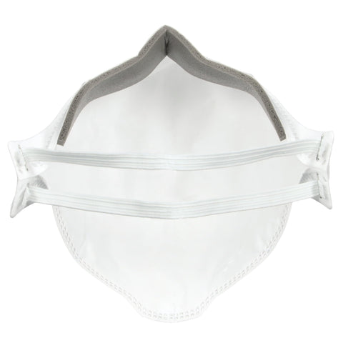 Low profile design of 3M Aura 9210+ fits under eyewear