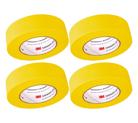 3M automotive masking tape for 36mm width ensures sharp lines on metal surfaces.
