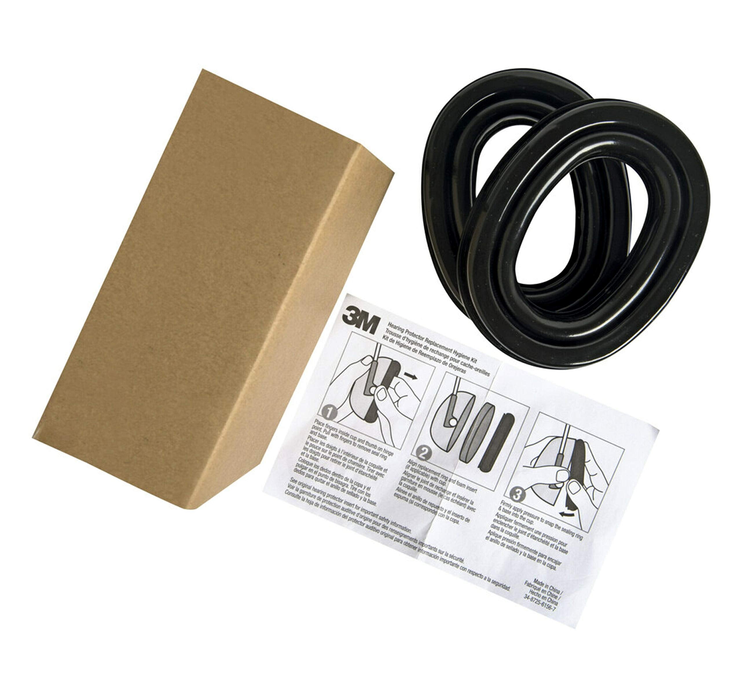 3M Bulls-Eye Ultimate cushions demonstrate model versatility for multiple ear protectors