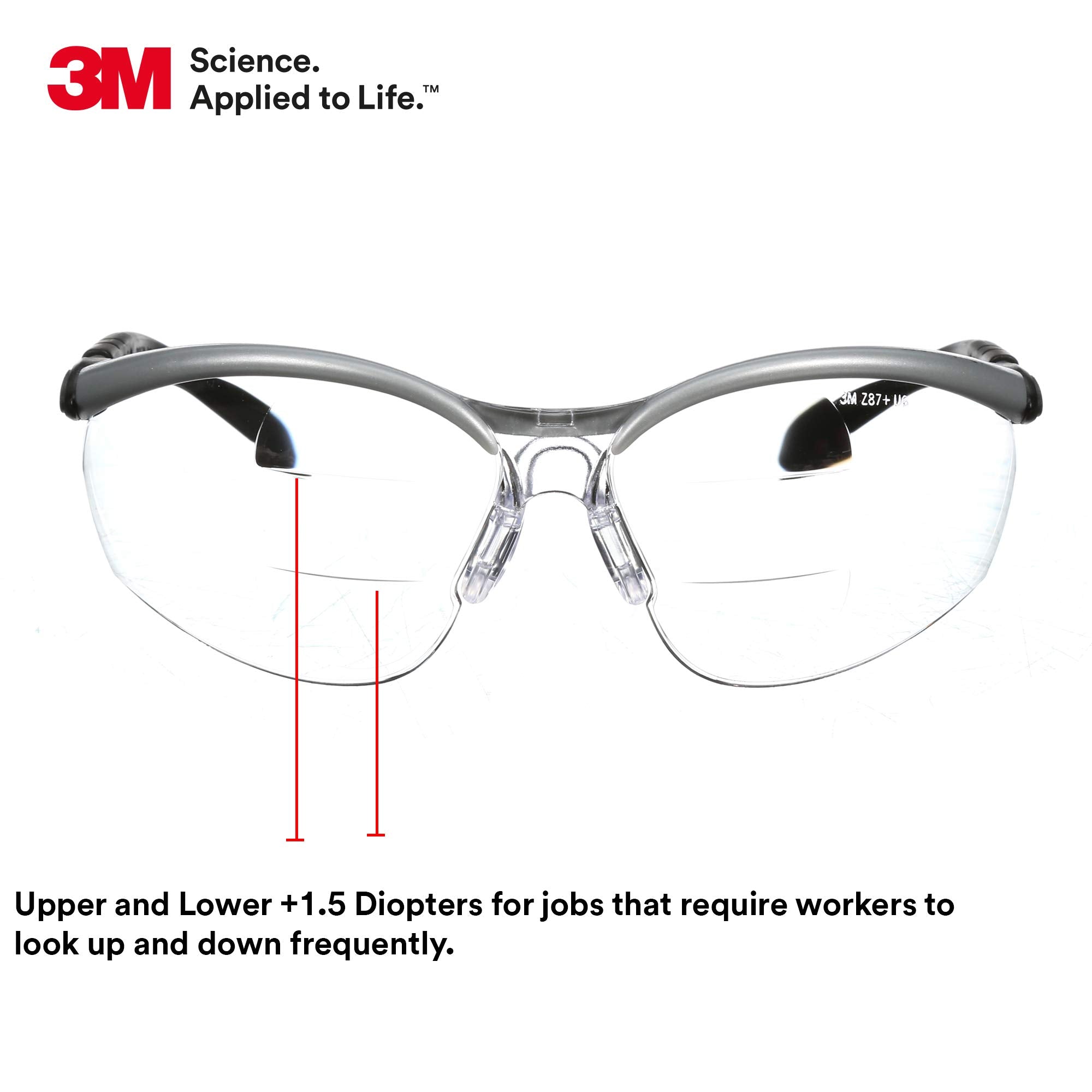 3M BX Dual Readers magnification close-up enhances details for small print
