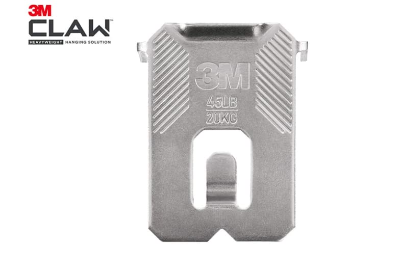 3M Claw drywall hangers thumb install makes mounting quick and clean.