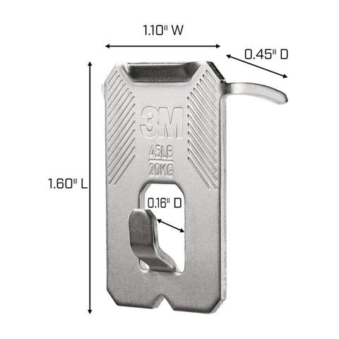 Spot marker included with 3M CLAW hangers for precise placement