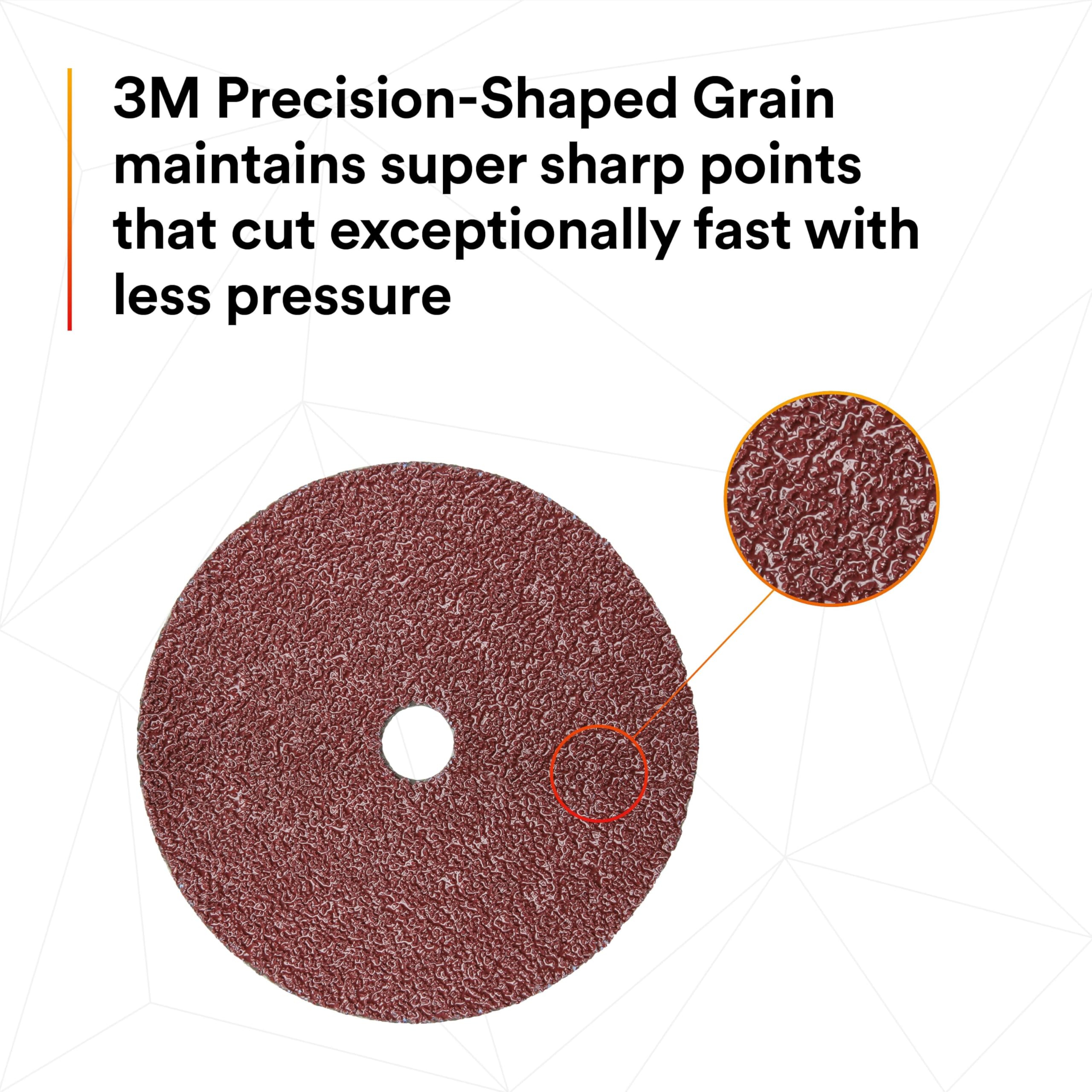 3M Cubitron II 982C long disc life supports production grinding